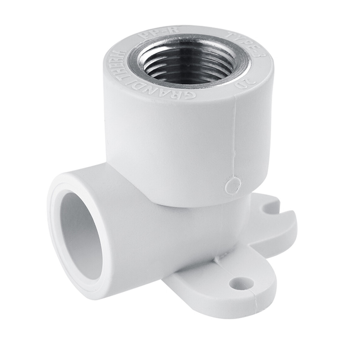 Коліно настін. PPR GRANDI Therm (20х1/2" РВ)